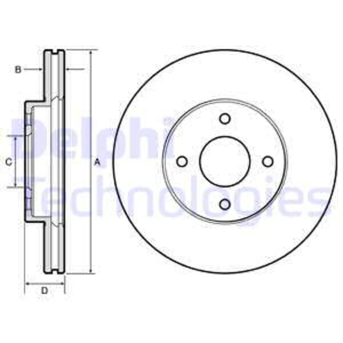 Komplet Tarcz Hamulcowych Delphi Bg Nissan Micra Iv K Sklep