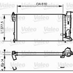 Arrefecedor do motor VALEO 731176