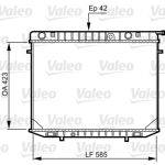 Arrefecedor do motor VALEO 731237