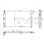 Arrefecedor do motor TYC 706-0015