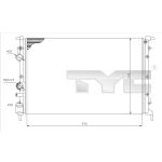 Raffreddatore motore TYC 728-0027