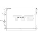 Radiateur moteur TYC 728-0011