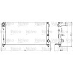 Radiator, motorkoeling VALEO 734924