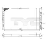 Arrefecedor do motor TYC 737-0057