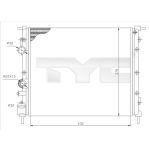 Raffreddatore motore TYC 728-0026