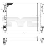 Arrefecedor do motor TYC 728-0053