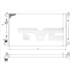 Raffreddatore motore TYC 725-0029