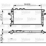 Arrefecedor do motor VALEO 732548