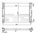 Raffreddatore motore TYC 728-0054
