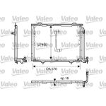 Condensador, sistema de ar condicionado VALEO 816900
