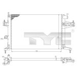 Arrefecedor do motor TYC 725-0033