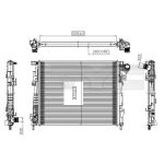 Raffreddatore motore TYC 725-0032