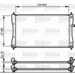 Arrefecedor do motor VALEO 735056
