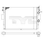 Arrefecedor do motor TYC 715-0001-R