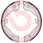 Conjunto de sapatas de travão, travão de estacionamento BREMBO S 85 536