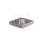 Filtre, air de l'habitacle SOFIMA S 4429 CA
