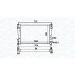 Raffreddatore motore MAGNETI MARELLI 350213151200
