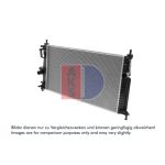 Motorradiateur AKS DASIS 110081N