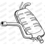 Geluiddemper achter WALKER 23063