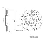 Disco de travão FEBI BILSTEIN 185854