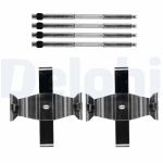 Kit d'accessoires, plaquette de frein à disque DELPHI LX0851