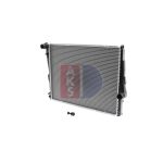 Radiador de motor AKS DASIS 050004N