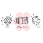 Compresseur de climatisation VAN WEZEL 3700K579