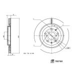 Disco freno FEBI BILSTEIN 198768, 1 pezzo