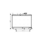 Radiateur moteur AVA COOLING KAA2271
