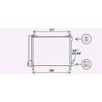 Condenseur (climatisation) AVA COOLING DN5433D