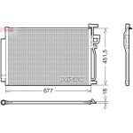 Condensatore, impianto di climatizzazione DENSO DCN20040