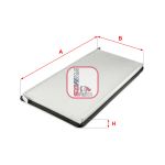 Filtro, filtro abitacolo SOFIMA S 3319 C