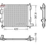 Raffreddatore motore DENSO DRM41022