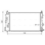 Radiateur moteur AVA COOLING OLA2488