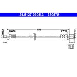 Flexible de frein ATE 24.5127-0305.3