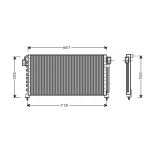 Condenseur (climatisation) AVA COOLING SU5028
