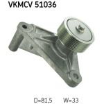 Polia guia, correia trapezoidal SKF VKMCV 51036