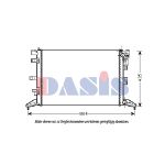Radiateur moteur AKS DASIS 180068N