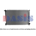 Arrefecedor do motor AKS DASIS 560139N