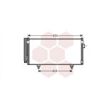 Condenseur (climatisation) VAN WEZEL 51005077