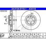 Bremsscheibe ATE 24.0134-0110.1