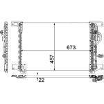 Condenseur (climatisation) MAHLE AC 283 000P