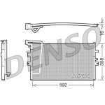 Condensatore, impianto di climatizzazione DENSO DCN25002