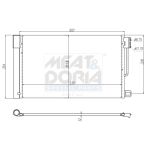 Condenseur (climatisation) MEAT & DORIA 991006