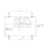 Condenseur (climatisation) MEAT & DORIA 991237