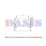 Condenseur (climatisation) AKS DASIS 212106N