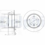 Bremsscheibe DELPHI BG3592