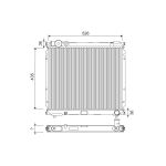 Arrefecedor do motor VALEO 701250