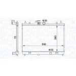 Raffreddatore motore MAGNETI MARELLI 350213168300