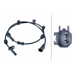 Sensor, rotações da roda HELLA 6PU 358 268-031
